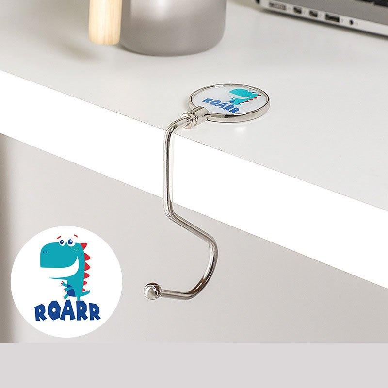 Cartoon Stainless Steel Desktop Hook Non-slip Adhesive Hanger