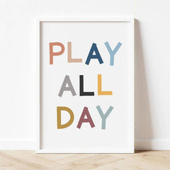3pcs Cartoon Rainbow Playroom Decor for Kids 21x30cm 8 27x11 81inch