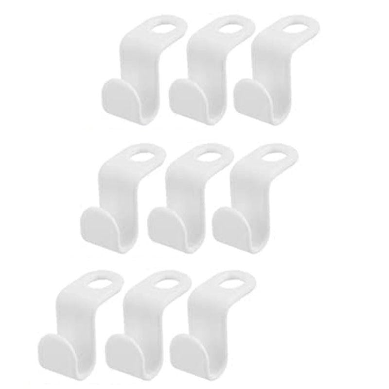 9PCS Wardrobe Hanger Plastic Connector Hooks Heavy Duty Clothes Closet Organizer