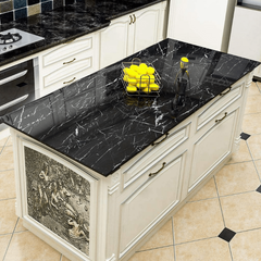 Faux Marble Peel and Stick Wallpaper for Kitchen
