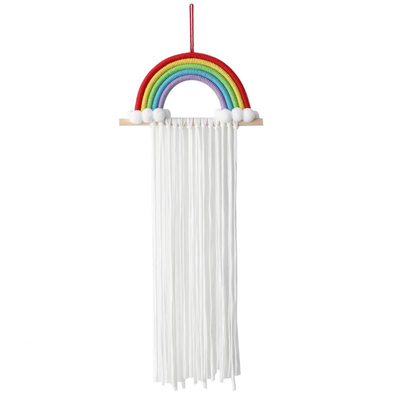 Wall Mounted Rainbow Hair Accessories Holder Organizer