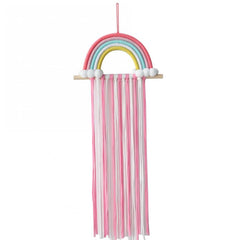 Wall Mounted Rainbow Hair Accessories Holder Organizer