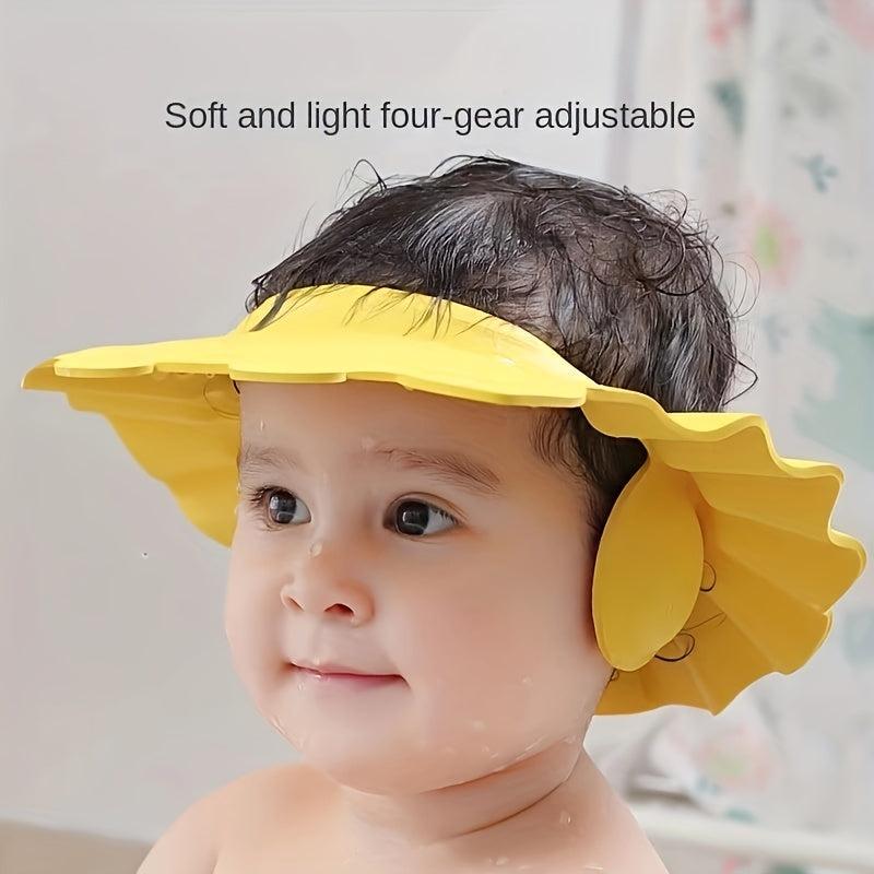 Baby Shampoo Ear Protection Cap Toddler Bath Shower Cap 0-6 Years