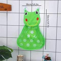 Baby Bath Toy Organizer Bag Cartoon Pattern Bathroom Toy Holder