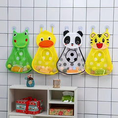 Baby Bath Toy Organizer Bag Cartoon Pattern Bathroom Toy Holder
