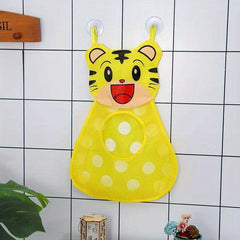 Baby Bath Toy Organizer Bag Cartoon Pattern Bathroom Toy Holder