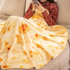 Burrito Print Blanket Soft Warm Throw Blanket for Couch Sofa Office