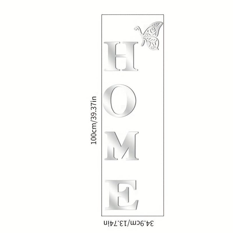 Acrylic Mirror Wall Stickers for Living Room Bedroom Home Decor