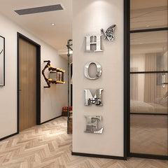Acrylic Mirror Wall Stickers for Living Room Bedroom Home Decor
