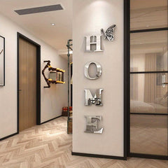 Acrylic Mirror Wall Stickers for Living Room Bedroom Home Decor