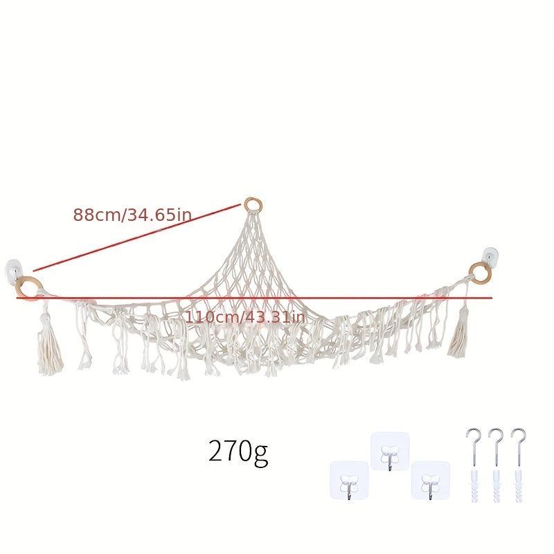 Toy Storage Net Hammock Plush Doll Organizer Bag