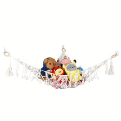 Toy Storage Net Hammock Plush Doll Organizer Bag