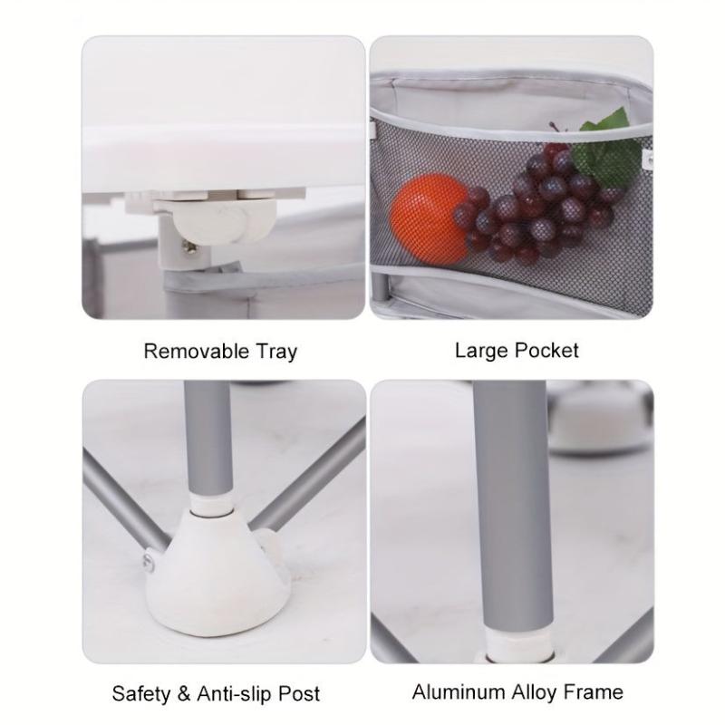 Portable Foldable Children's Dining Chair for Home and Outdoor Picnics