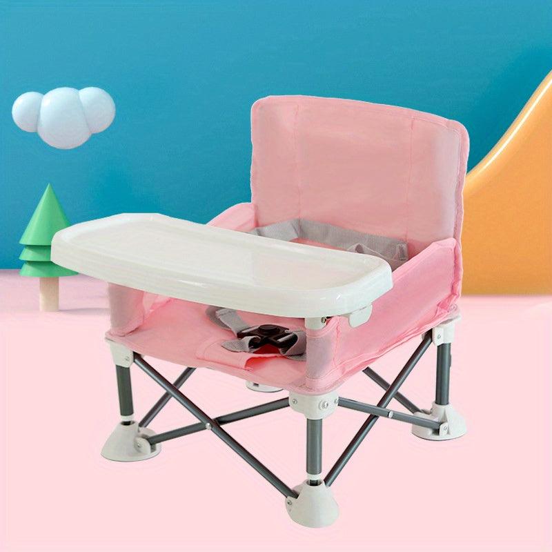 Portable Foldable Children's Dining Chair for Home and Outdoor Picnics
