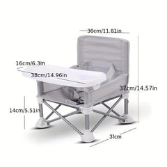 Portable Foldable Children's Dining Chair for Home and Outdoor Picnics