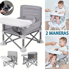 Portable Foldable Children's Dining Chair for Home and Outdoor Picnics