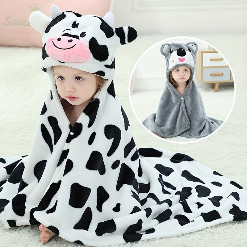 Kids Hooded Bath Towel, Quick Drying & Absorbent Blanket