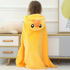 Kids Hooded Bath Towel, Quick Drying & Absorbent Blanket