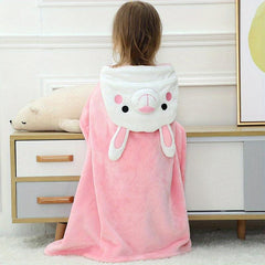 Kids Hooded Bath Towel, Quick Drying & Absorbent Blanket