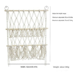 Bohemia Wall Hanging Rack Toy Storage Shelf Plush Doll Storage Shelves