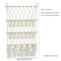Bohemia Wall Hanging Rack Toy Storage Shelf Plush Doll Storage Shelves