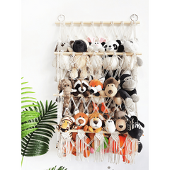 Bohemia Wall Hanging Rack Toy Storage Shelf Plush Doll Storage Shelves