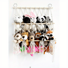 Bohemia Wall Hanging Rack Toy Storage Shelf Plush Doll Storage Shelves