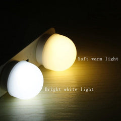 2pcs USB Plug Mini LED Lights Soft Warm Light Bright Light Mushroom Night Light