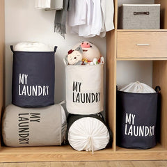 Waterproof Fabric Laundry Hamper for Dirty Clothes and Toys