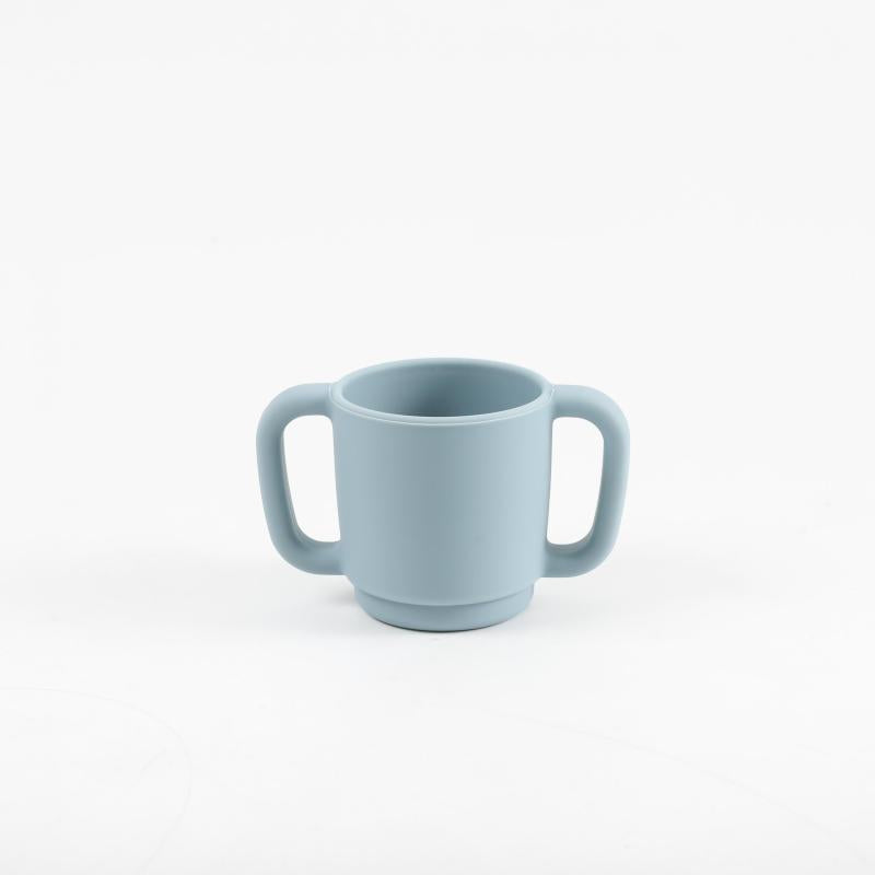 Silicone Learning Drinking Cup High Temp Training Cup W/Handle