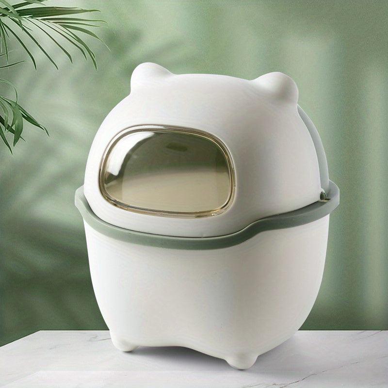 Desktop Small Trash Can Flip Type Storage Bin Bedroom Bedside