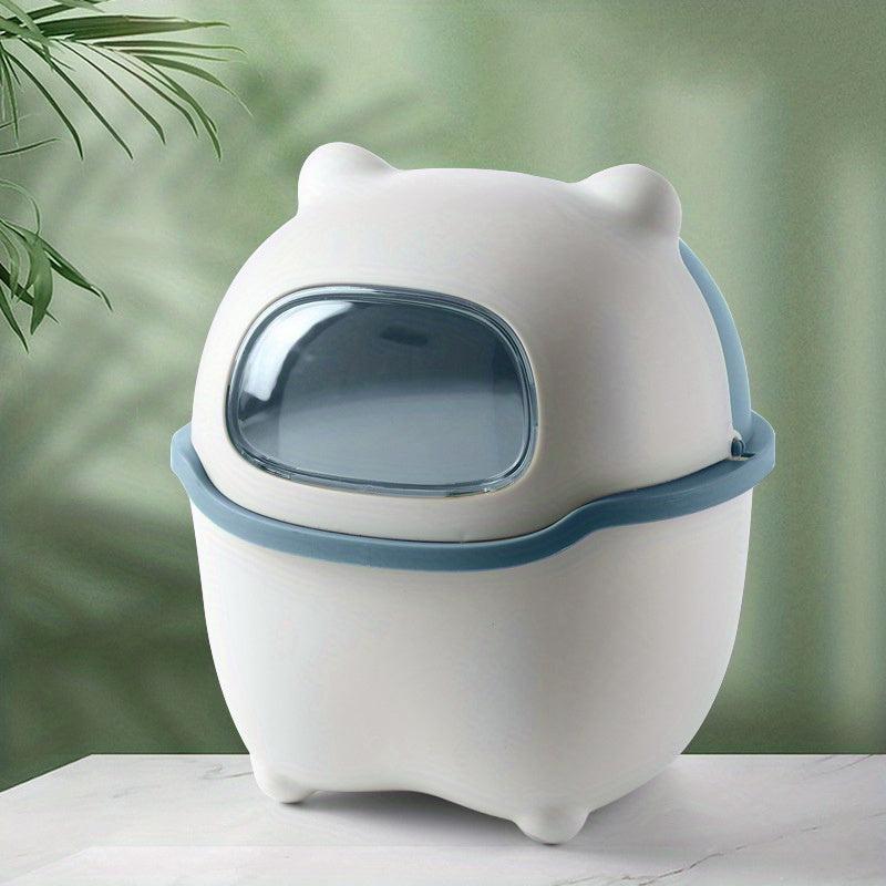 Desktop Small Trash Can Flip Type Storage Bin Bedroom Bedside