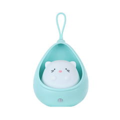Cute Kitty Motion Sensor Night Light Rechargeable LED Lamp for Bedroom