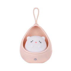 Cute Kitty Motion Sensor Night Light Rechargeable LED Lamp for Bedroom