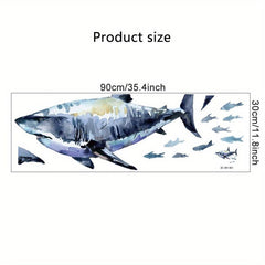 Eco Friendly Cartoon Sea Creatures Wall Stickers for Kids Room Decor