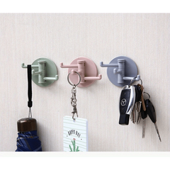 12pcs Wall Mounted Adhesive Tri hook Multipurpose Rotating Hanging Hook