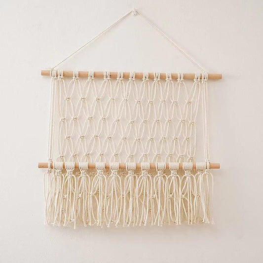 Macrame Stuffed Animal Hammock Toy Storage Organizer