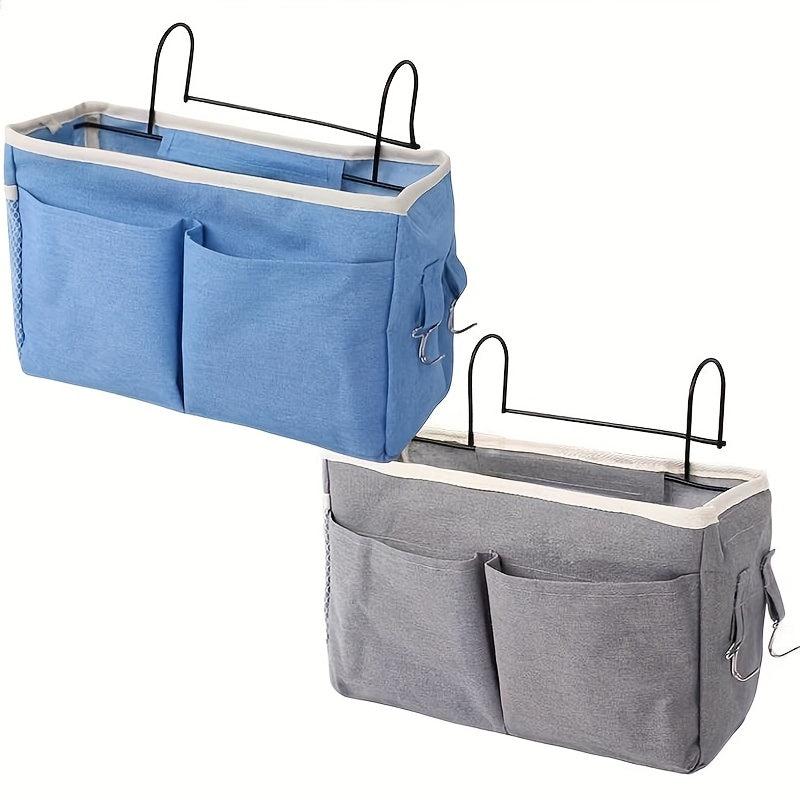 Bedside Storage Basket Hanging Organiser Bag Hooks for Dorm Bedroom Off