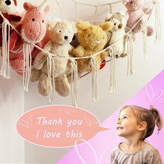 Large Toy Hammock Net for Stuffed Animals Storage