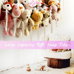 Large Toy Hammock Net for Stuffed Animals Storage