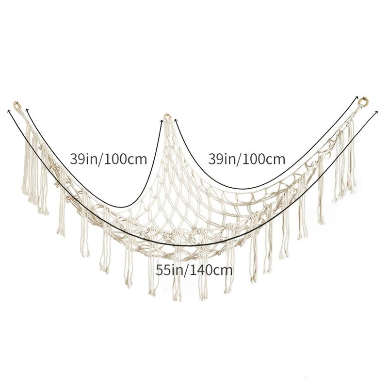 Large Toy Hammock Net for Stuffed Animals Storage