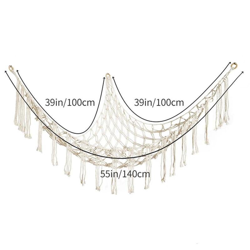 Large Toy Hammock Net for Stuffed Animals Storage