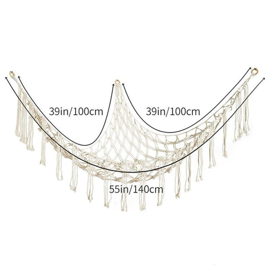 Large Toy Hammock Net for Stuffed Animals Storage