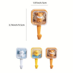Waterproof Self Adhesive Wall Hooks for Bathroom & Bedroom