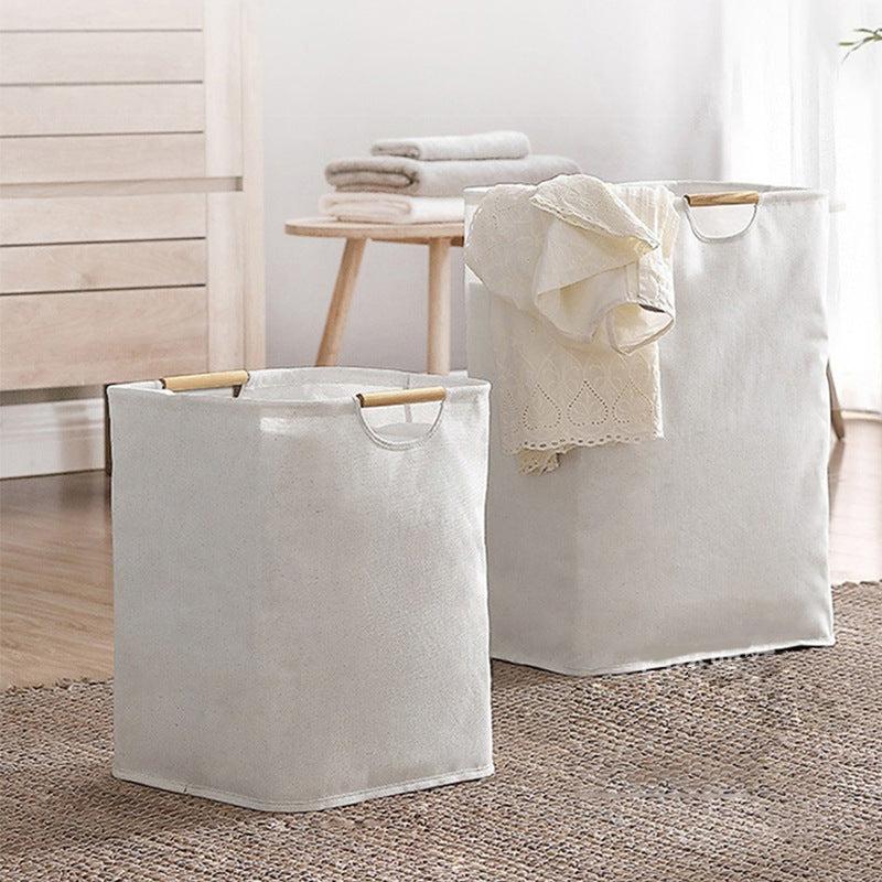 Folding Laundry Basket Household Hamper Dirty Clothes and Toys Storage