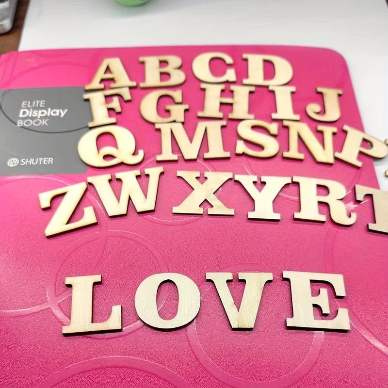 26pcs Wooden Letter Set for Learning and Spelling - Back to School Supplies
