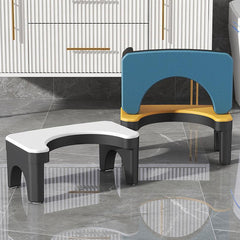 Toilet Stool Cushion w/ Footstool for Bathroom - Comfortable & Stylish