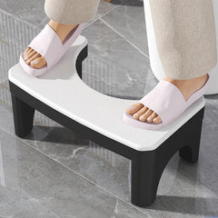 Toilet Stool Cushion w/ Footstool for Bathroom - Comfortable & Stylish