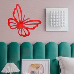 3D Acrylic Mirror Butterfly Wall Sticker Removable Wall Decor