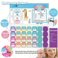 2pcs Teeth Keepsake Box Lost Deciduous Tooth Collection Organizer